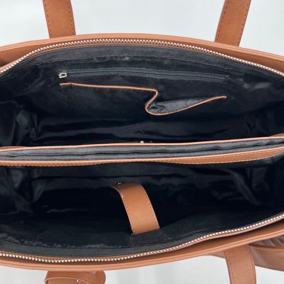 Blon's Tan Large Convertible Tote | Adjustable Strap - Picture 6 of 8